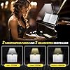 BrightArk 19 LED per stand, luce con clip per leggere, lettura per pianoforte ricaricabile tramite USB, 3 colori e 5 lucidi, regali musicali ideali