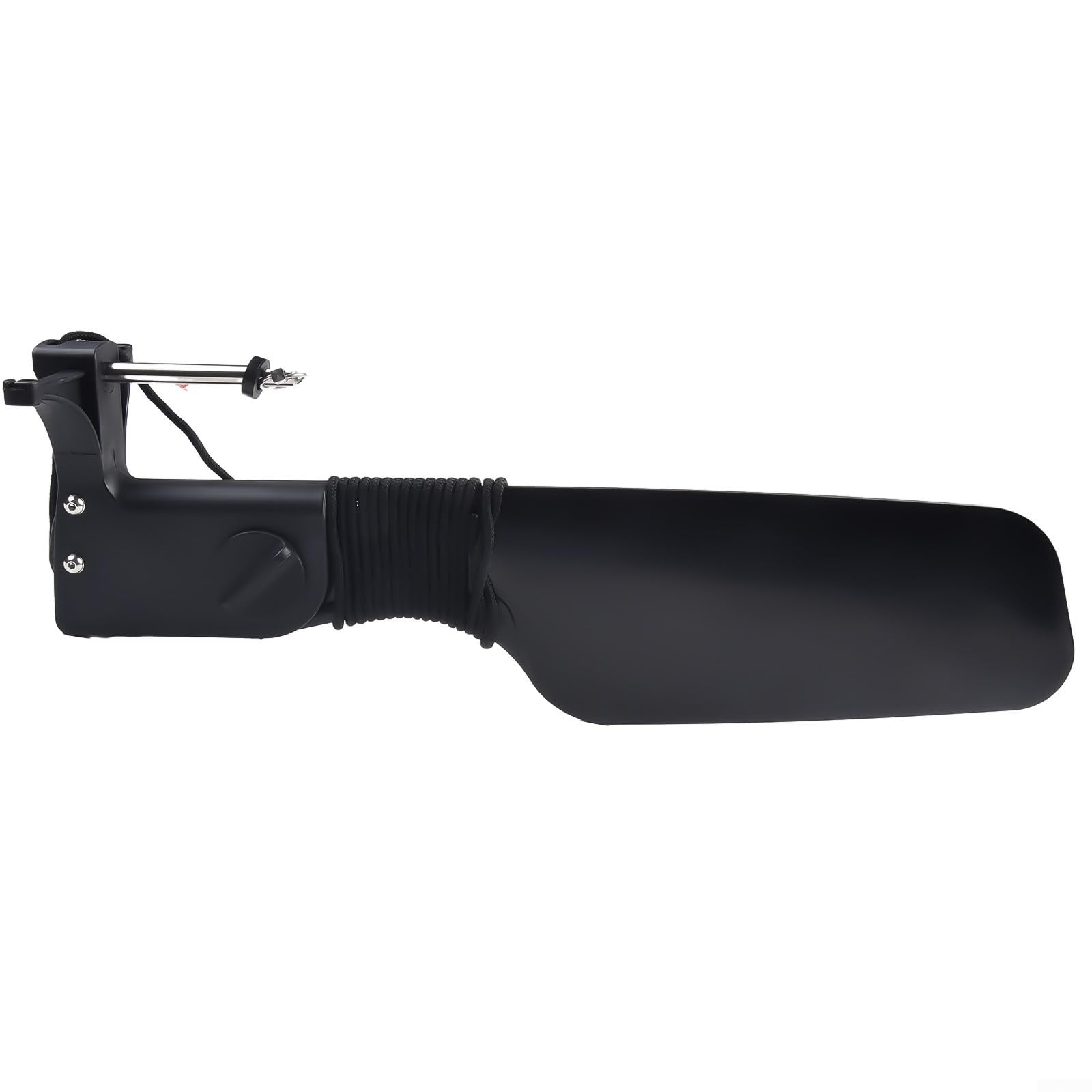Ruder mit Seilzugsystem für Kanu und Boot Lenksteuerung, 51 x 12,5 cm Nylon Big Tail Ruder Zubehör für Angeln Kajaks und Wasserfahrzeuge