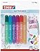 Price comparison product image tesa Glitter-Deco Glue Pens - 6 Assorted Colours/Candy Pastel, Pack of 6
