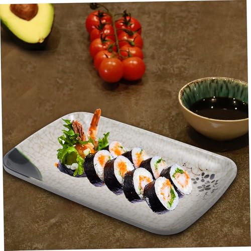 Platos rectangulares para sushi Garneck pack 2 piezas miniatura 6