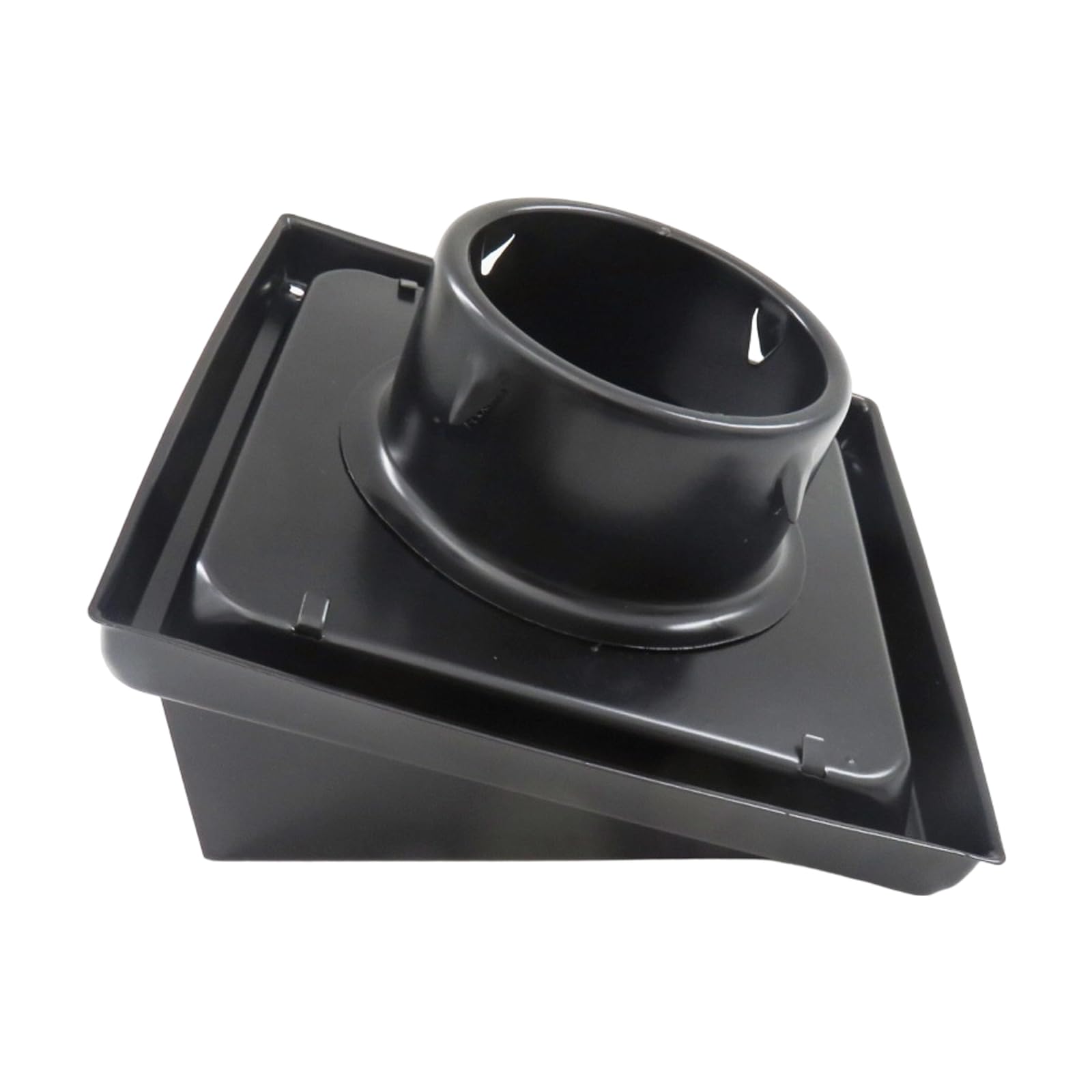 Tsophreniq Rustproof Black Stainless Steel Dryer Vent Hood Stainless Steel Vent Grille Duct Room Exhaust Replacement High Efficiency Dryer Exhaust