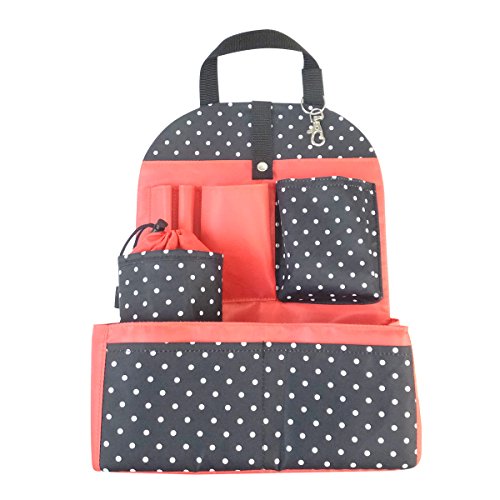 アットファースト リュック イン ポケット プレーンドット ブラック AF7109