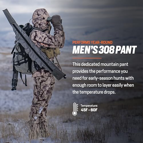 First Lite Men’s 308 Pant - Men’s Outdoor Stretch Camo Hunting Pants with Hip Vents, Year Round Lightweight Hunting Gear4
