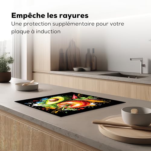 Protège Plaque Induction 60x52 cm KitchenYeah pour table vitrocéramique décor graffiti - 7