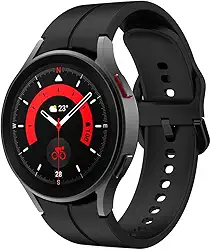 Pulseira Ridge de Silicone com Fivela Marca 123smart Compativel com Galaxy Watch 4 Watch 5 Watch 6 Watch 7 40mm 42mm 43mm 44mm 45mm 46mm 47mm SM-R870 R860 R880 R890 R900 R910 R920 R930 R940 R950 R960 L300 L310 L315 L305