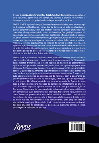 Inspeção, Monitoramento e Estabilidade de Barragens – Volume II: Volume 2