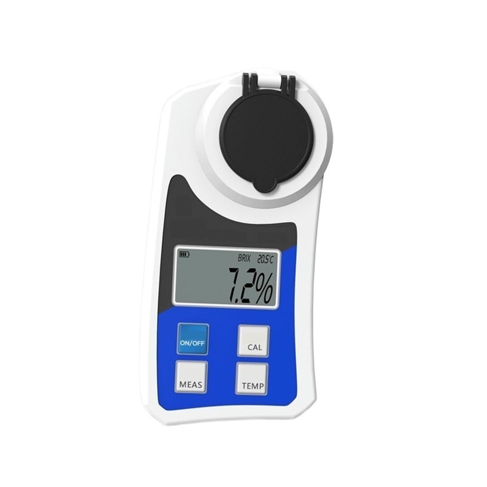 Refractómetro Digital Brix 0-35% 0-55% Brix Tester Meter Jugo De Fruta Cerveza Vino Azúcar Contenido Instrumento De Medición (Size : 0-35 range)