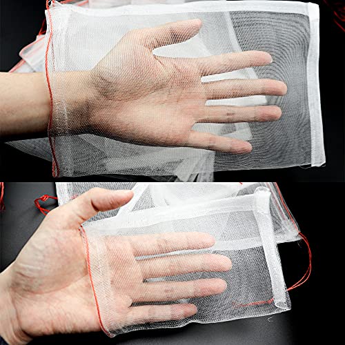 50 stuks fruitbeschermingszakken, beschermzakken, plantenvruchten, groenten en fruit, netzakken, tuin, nettas, insecten… - Image 7