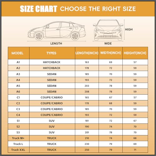 Image of Multilayers Truck Cover Waterproof All Weather, Heavy Duty Outdoor Pickup Car Cover, Rain Snow Sun Uv Protection, Fit Ford F150, Chevy Silverado, Dodge Ram 1500 etc, XXL-250 x 79 x 71 inch
