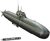 Arkmodel KIT,148 German Type 212 Class Italian Todaro AIP U31 Submarine Navy Marine Scale Ship Model Unassembled KIT,212A with Double Pumps