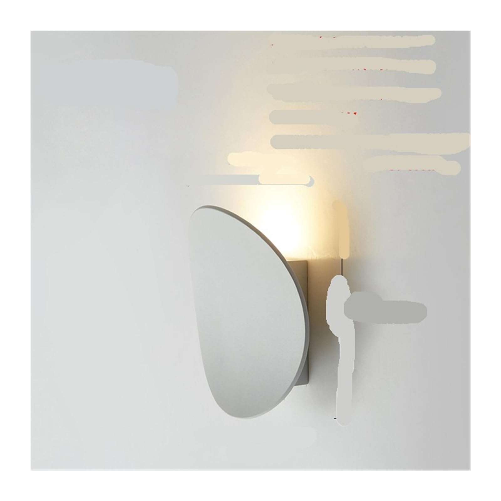 Lámpara de cabecera para lectura, aplique interior moderno de 7W con luz cálida antirreflejos 7