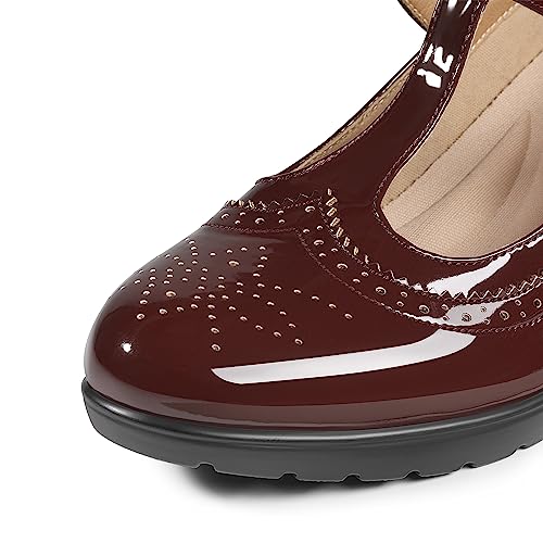 Dream Pairs Women'S Classic Oxfords T-Strap Mary Jane Dress Shoes thumb #3