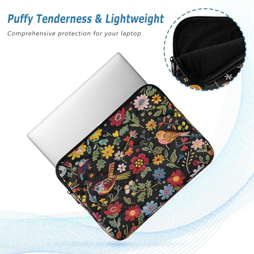 Funda para portátil 13-14 pulgadas impermeable con diseño bordado miniatura 5