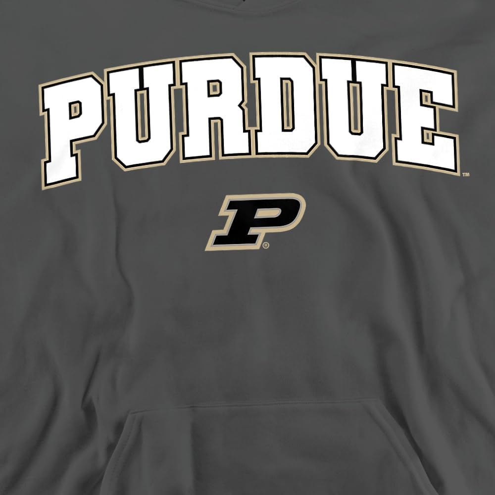 LOGOVISION Purdue University Arch Logo Secondary Youth Kids Boy/Girls Pull-Over Hoodie - Image 2