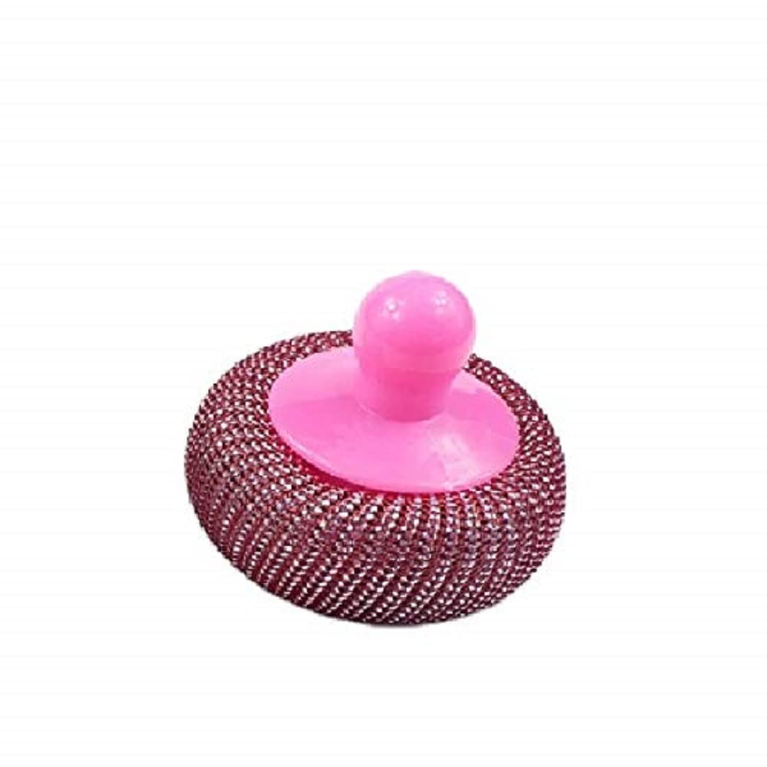 Replex 4 pcs Utensil Plastic Super Scrubber with Plastic Handle Dish Bowel Wire Scouring Pad Scrubber Cleaning Brush Cleaner-image-24