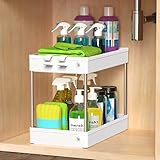 Ronlap Almacenaje bajo Fregadero 2 Niveles, blanco