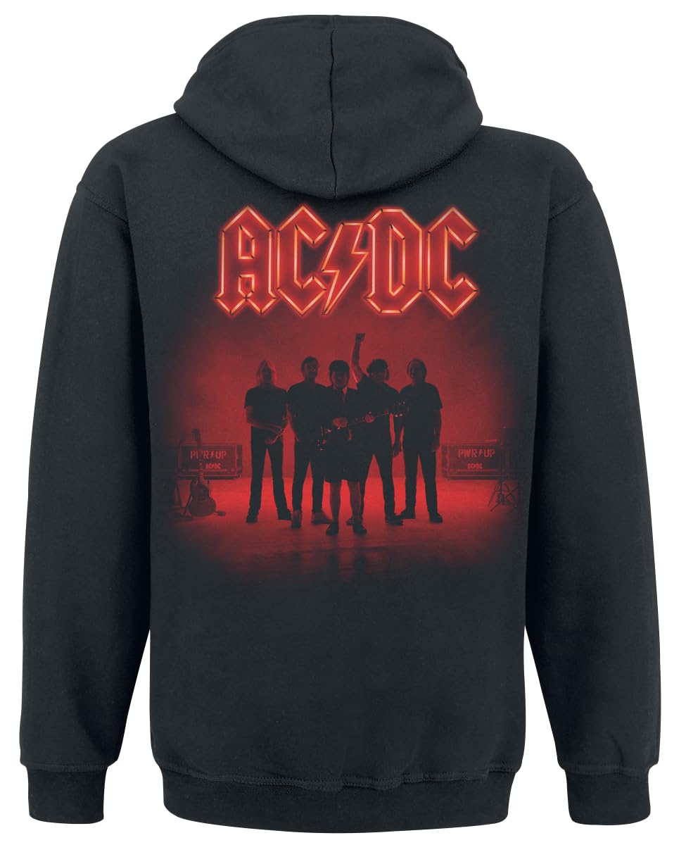 AC/DC PWR UP Männer Kapuzenjacke schwarz XL