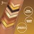 Juvia's Place Palette The Warrior - Warm Golds, Browns & Bronzes, Shades of 9, Warm and Neutral Palette, Pigmented Makeup Palette Eye Color & Shine