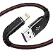 Produktbild Jeenek Kurz iPhone Ladekabel 30CM, [MFi Certified] 2Pack 0.3m USB A auf Lightning Kabel, 1ft Nylon Apple iPhone Kabel für iPhone 12 Pro 11 XS Max XR X 8 Plus 7 6s 6 SE 5s 5c 5 iPad (Schwarz)