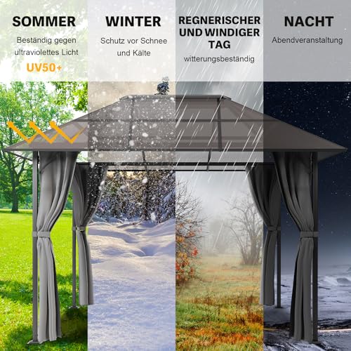 Faszinierend Pavillon 3x4 Wasserdicht Stabil Winterfest Obi Fotos