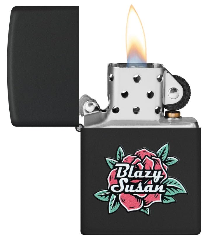 Encendedor Zippo personalizado con grabado negro mate miniatura 6