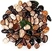 [18 Pounds] Aquarium Gravel River Rock, Natural Polished Decorative Gravel,Garden Outdoor Ornamental River Pebbles Rocks, Polished Gravel, Mixed Color Stones,for Landscaping, Vase Fillers (20)