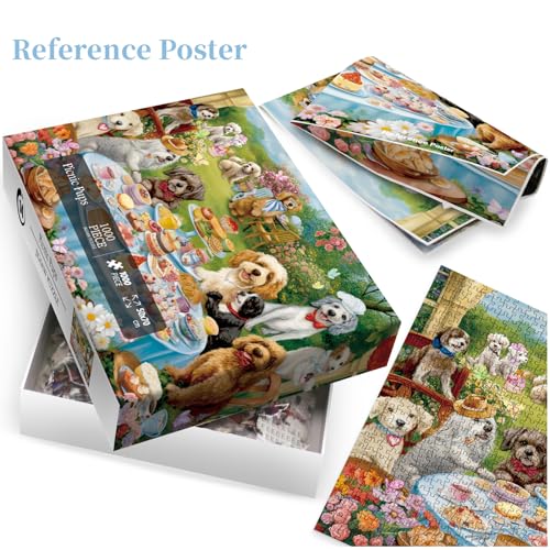 Ideabazar Funny Dog Puzzles For Adults, Dog Jigsaw Puzzle 1000 Piece thumb #3