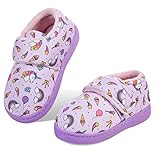 IceUnicorn Toddler Girls Boys Slippers Kids Warm House Shoes Slip On Winter Indoor Shoes Cartoon...