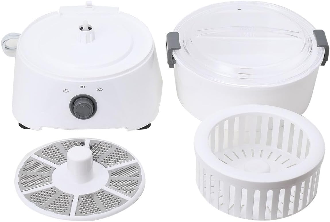 Pelapatate Elettrico, pelapatate Automatico da 85 W, pelapatate Commerciale con Comando a Un Pulsante, pelapatate Multifunzione per Frutta e Verdura, essiccatore per Verdure