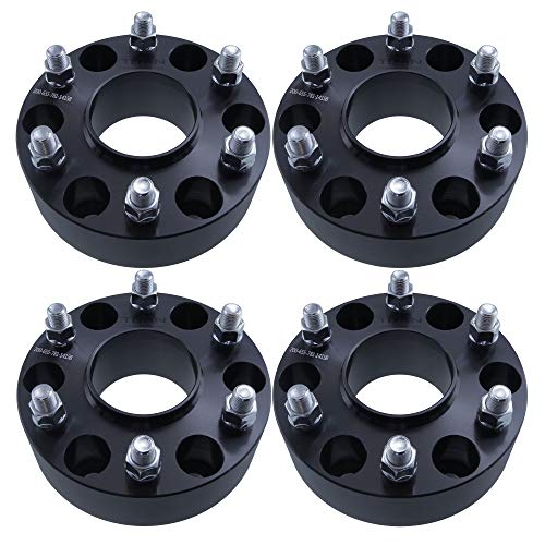 4pc 2" (50mm) Hubcentric 6x5.5 Wheel Spacers Fits Chevy Silverado Tahoe Avalanche Suburban