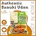 Apexy Japanese Style Fresh Udon Noodles, Authentic Sanuki Jumbo Chewy Noodles, Quick & Easy Meal Solution, 3 Individual Servings (Restaurant-Quality Taste at Home) 21.15oz