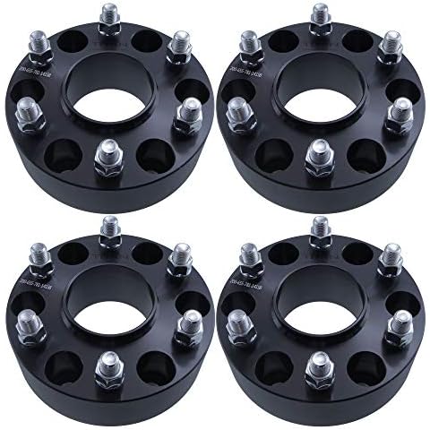 4pc 2" (50mm) Hubcentric 6x5.5 Wheel Spacers Fits Chevy Silverado Tahoe Avalanche Suburban Cover