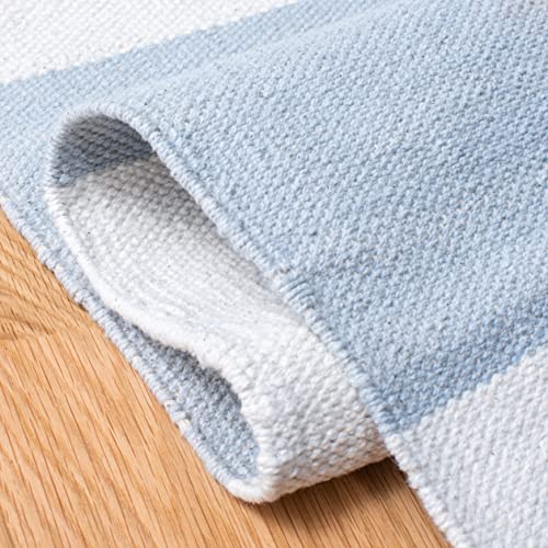 SAFAVIEH Montauk Collection Tapete 4 x 6 pies Algodón miniatura 5