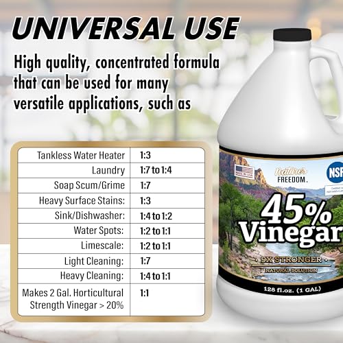 Image of Nature's Freedom 45% Vinegar NSF Certified (2 Gallon)