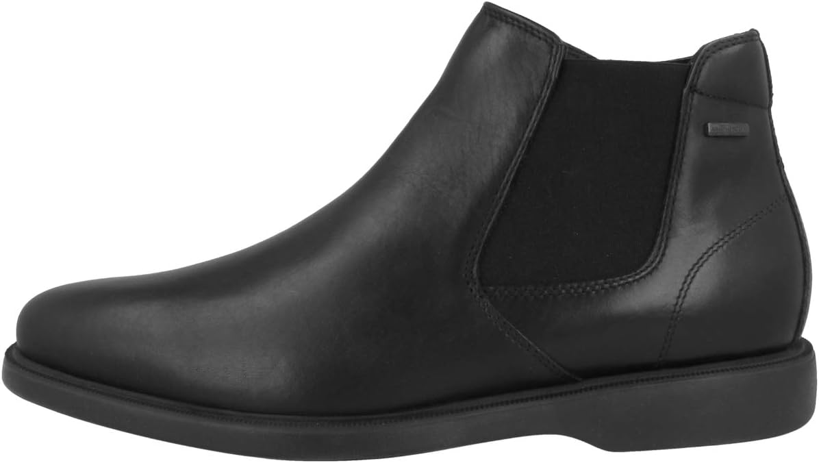 Geox Men's Low-Top Trainers Ankle Boots, Black, 12.5