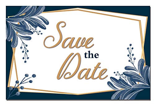 Image of Stonehouse Collection | 40 Fancy and Formal Save The Date Postcards | Wedding, Baby Shower, Birthdays, Celebration Announcements | Great For Any Occasion | 4 inch x 6 inch Postcards - Made in the USA