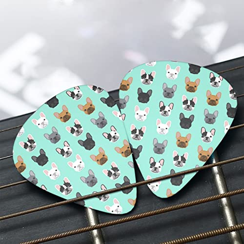 Médiators de guitare 12-Pack médiators de guitare bouledogue français mignons pour guitare électrique guitare acoustique… - Les Beatles, Paul McCartney, John Lennon, RIngo Starr, George Harrison Médiators de guitare 12-Pack médiators de guitare bouledogue français mignons pour guitare électrique guitare acoustique… – Image 7