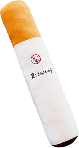 Cojín único los 31.5 in del juguete de la felpa del cigarrillo ningún modelo que fuma la almohada cilíndrica larga del tiro