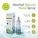 Nasitrol Natural Nasal Spray - All-Natural Saline Mist for Congestion and Daily Nose Care - Nasal Spray Essential for Cold and Flu Season - Instant Relief for Adults and Childrens - 25 mL Bottle