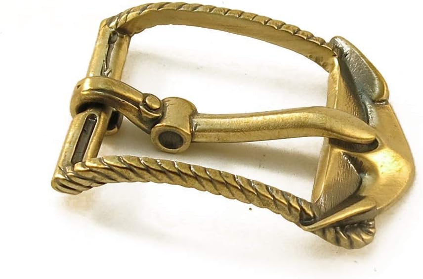 Belt buckle Anchor, Handmade frame type marine anchor solid brass 1.5 inch belt buckle