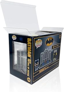 EcoTEK Protectors Compatible with Funko POP Town Vinyl Figures Strong Pop Protector, Crystal Clear Case, Heavy Duty Acid Free w/ Protective Film & (5 Pack)