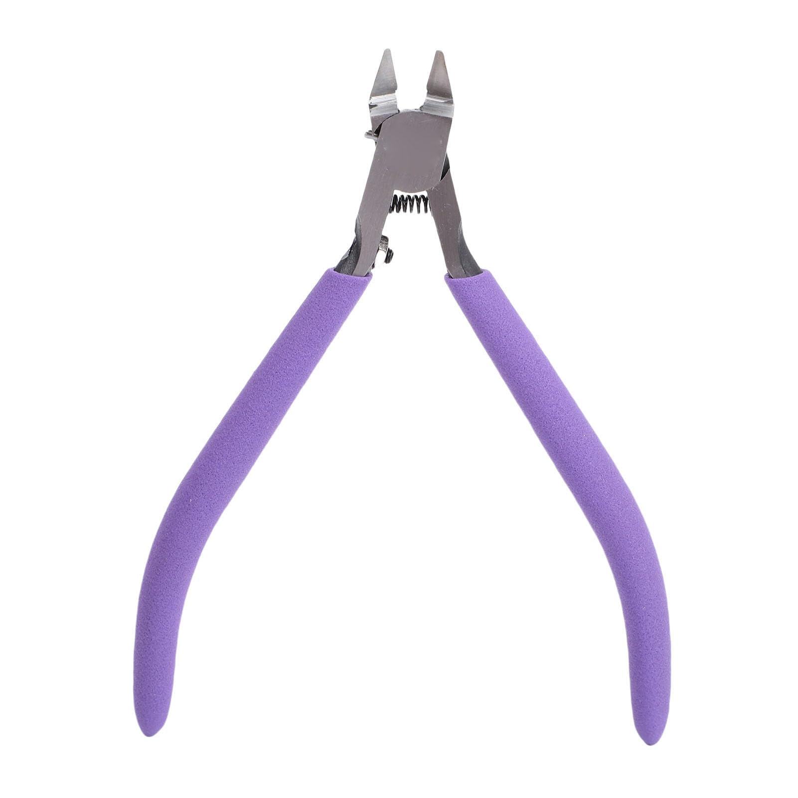Cryfokt Pinza per Modelli, Lama Singola Ultra Sottile da 5 Pollici con Protezione dell'asta Limite e Impugnatura Ergonomica Antiscivolo per Strumento di Riparazione e Fissaggio di Modelli in Plastica