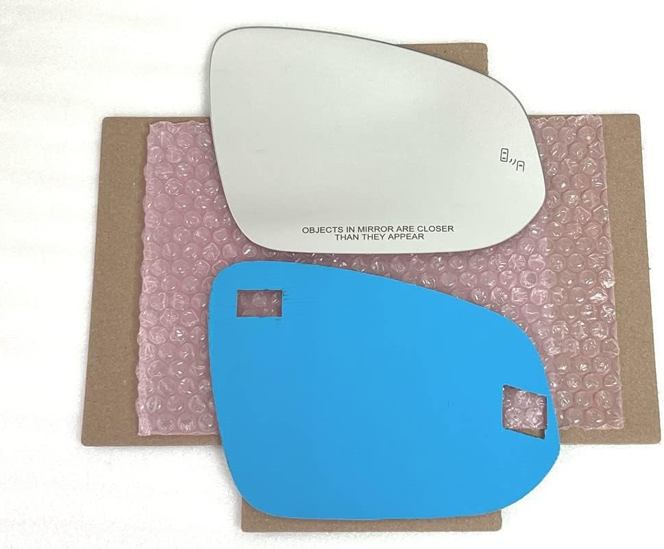 Replacement Blind Spot Mirror Glass with Full Size Adhesive
