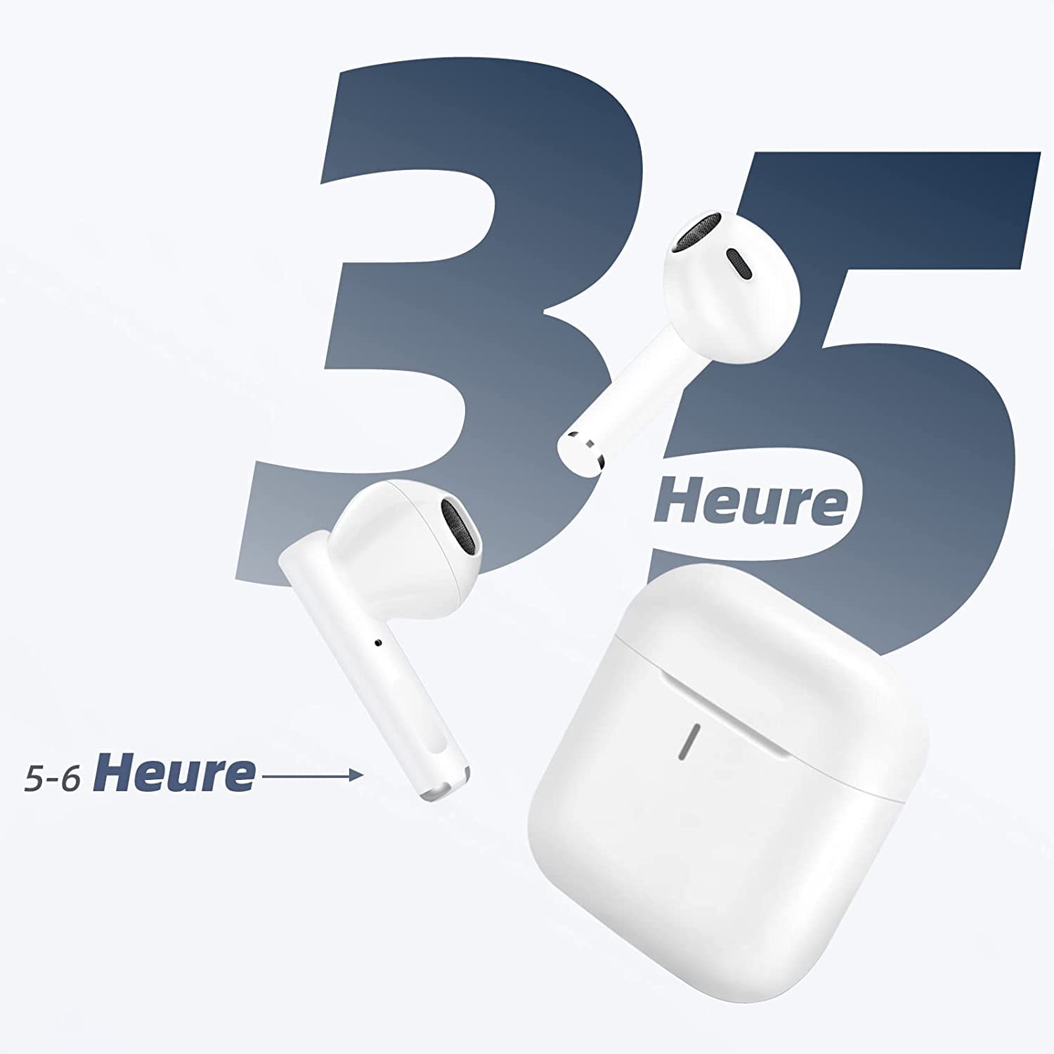 Auricolari Bluetooth Auricolari Senza Fili Noise Cancelling In Ear Stereo Hifi Auricolare Sport Impermeabile Cuffie Con Scatola di Ricarica Per Andriod IOS