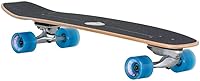 Vista 2 de Flow Surf Skates Cruiser - Cubierta de arce norteamericana de 7 capas de 32 x 10 pulgadas con chapa exótica, camión de tallado, totalmente montado