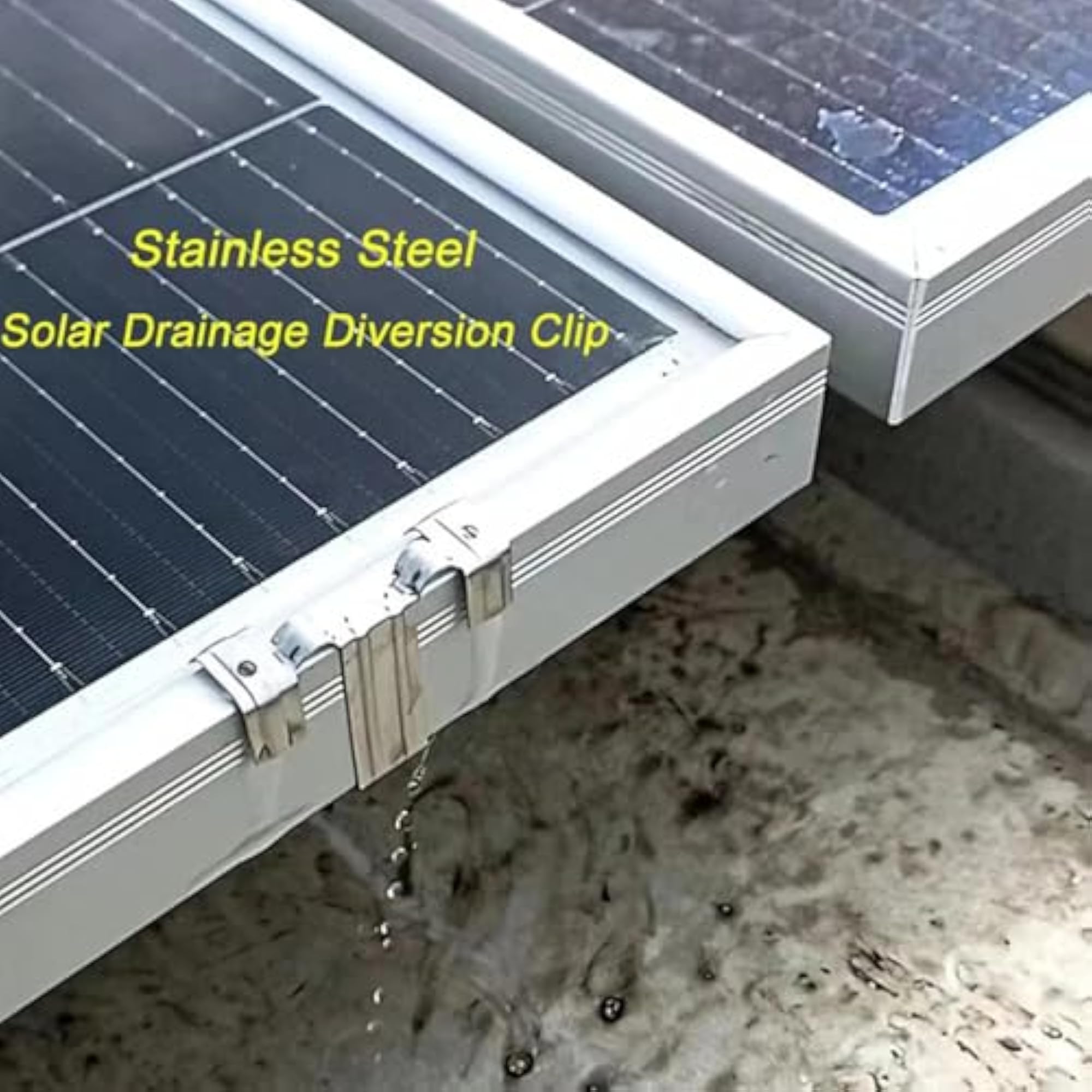 10Pcs Solar Panel Drainage Clips for Photovoltaic Panels