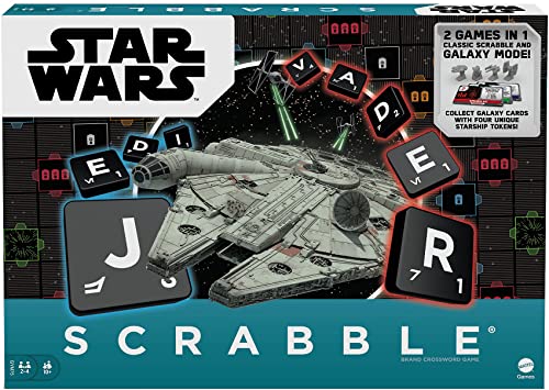Mattel Games - Juego de Mesa de Scrabble Star Wars, Juegos