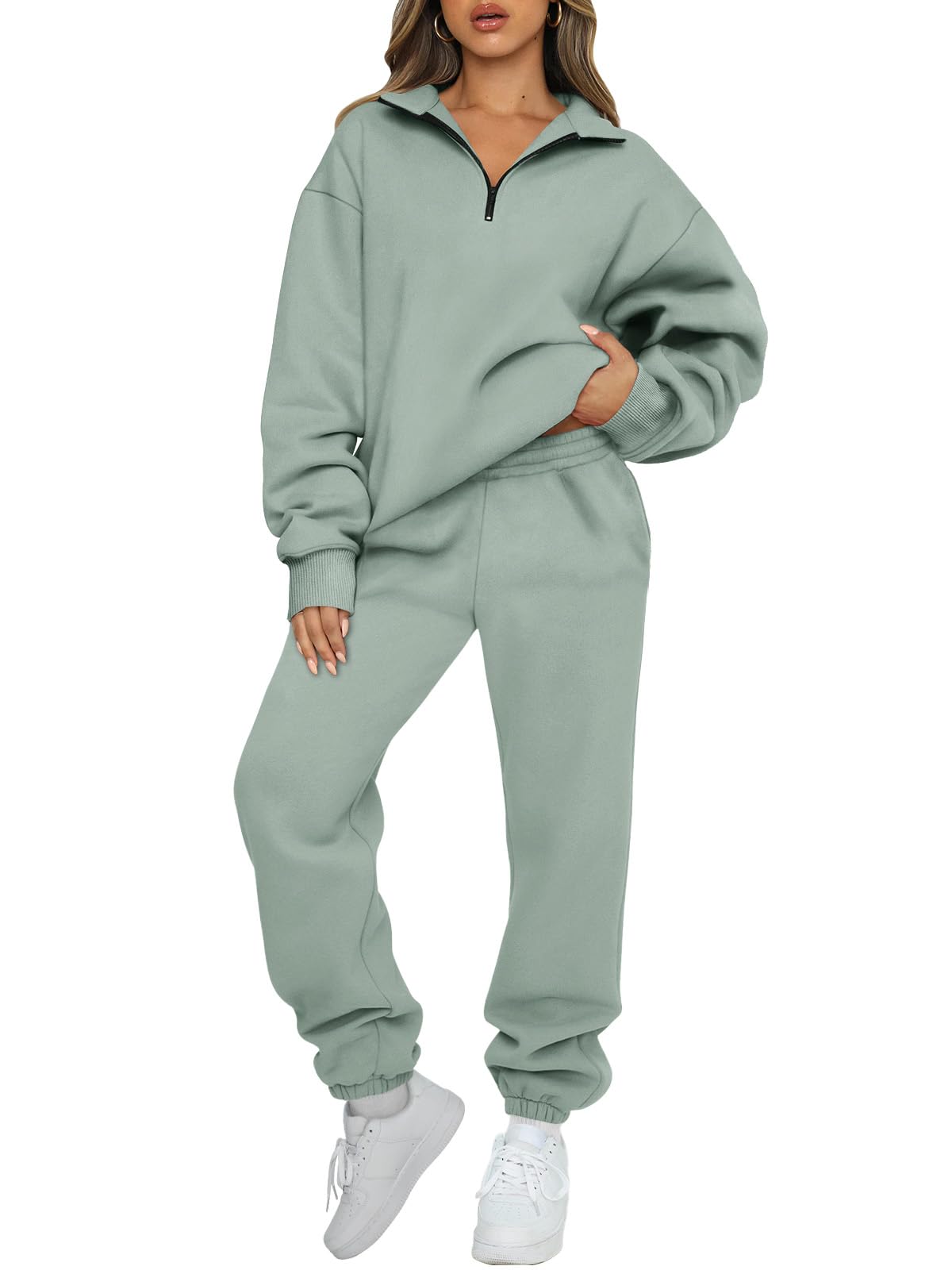 AUTOMET Women's Sweatsuits 2 Piece Outfits Lounge Sets