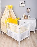 Alle Bettbezüge aus 100% Baumwolle. Das Nestchen: Obermaterial aus 100% Baumwolle, Füllung: 100% Silikon Polyester