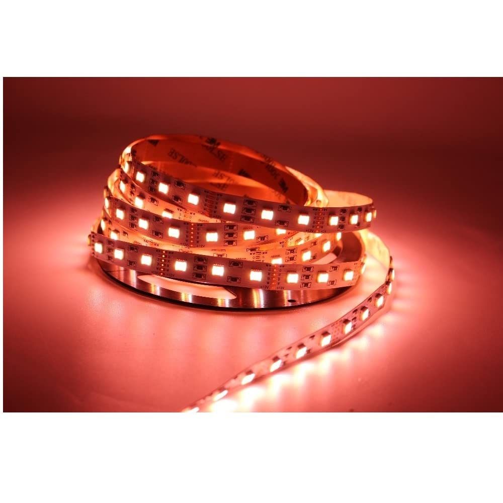 AGIPS LED Accessoires décoratifs LED 5M DC12V / 24V SMD5050 RGBCCT Déshabiller RVB Blanc + Blanc Chaud 5 Couleur en 1 LED Puce 60 LED/M IP20 IP65 IP67 Étanche LED Ruban adhésif Extérieur/intérieur